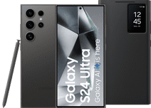 Coolblue Samsung Galaxy S24 Ultra 512GB Zwart 5G + Smart View Book Case Zwart aanbieding