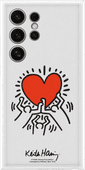 Samsung Galaxy S24 Ultra Keith Haring Suit Back Cover Transparant Telefoonhoesje aanbieding