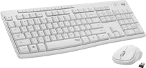 Logitech MK295 Silent Draadloze Toetsenbord en Muis Wit QWERTY Logitech toetsenbord en muis set