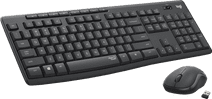 Logitech MK295 Silent Wireless Keyboard and Mouse Black QWERTY IT accessory in our store in Amsterdam Zuidas