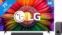 Coolblue LG 75UR80006LJ (2023)+ Soundbar aanbieding