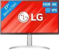 LG 27UP83AK-W monitor with adjustable height