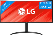 LG UltraWide 34WR55QC Ultrawide monitor met hoge resolutie