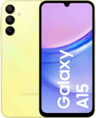 Coolblue Samsung Galaxy A15 128GB Geel 4G aanbieding