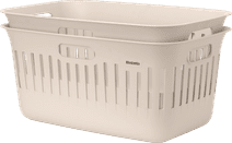 Brabantia Collect-It Wasmand 40 liter - Set van 2 - Beige Wasmand