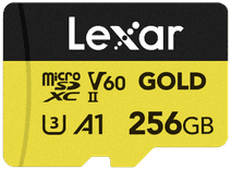 Lexar Professional GOLD 256GB microSDXC 280mb/s MicroSDXC kaart