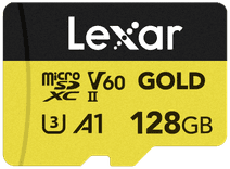 Lexar Professional microSDXC GOLD 128GB 100MB/s MicroSD card for action cameras