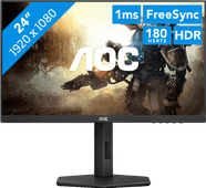 AOC 24G4X monitors with IPS or PLS panel