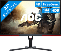 AOC U32G3X/BK HDR monitor voor foto-/videobewerking