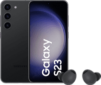 Samsung Galaxy S23 256GB Zwart + Samsung Galaxy Buds 2 Pro Zwart Samsung telefoon uit 2023