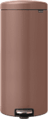 Brabantia NewIcon Pedaalemmer 30 Liter Satin Taupe Brabantia pedaalemmer