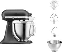 KitchenAid 5KSM185PSEBK Vulkaanzwart Keukenmixer voor kleine tot middelgrote bereidingen