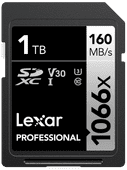 Coolblue Lexar Professional 1066x SILVER 1TB SDXC 160mb/s aanbieding