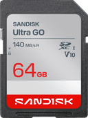 SANDISK Ultra GO SDXC 64GB SD kaart
