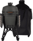 The Bastard VX Large Compleet + The Bastard Hoes Large Kamado barbecue met hoes