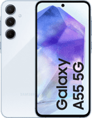 Coolblue Samsung Galaxy A55 128GB Lichtblauw 5G aanbieding