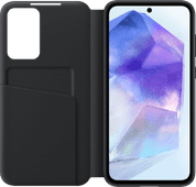 Samsung Galaxy A55 Smart View Book Case Zwart Originele Samsung hoesje