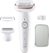 Braun Silk·épil 9 9-030 Wit/Flamingo Epilator voor gezicht of bikinilijn