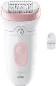 Braun Silk-épil 7 7-000 Wit/Roze Epilator voor gezicht of bikinilijn