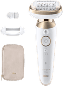 Braun Silk·épil 9 Flex 9-011 3D Wit/Goud Epilator voor gezicht of bikinilijn