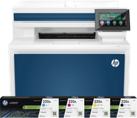 HP Color LaserJet Pro MFP 4302dw + 1 Extra Set Toner Cartridges 