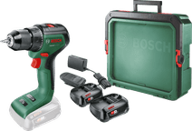 Bosch UniversalDrill 18V-60 2,5 Ah Accu (2x) SystemBox S Starterspakket Bosch schroefboormachine