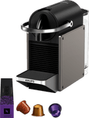 Krups Nespresso Pixie XN306T Nespresso machine met een klein waterreservoir