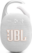 JBL Clip 5 White Bluetooth speaker for on the go