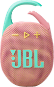 JBL Clip 5 Pink Bluetooth speaker for on the go