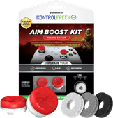 KontrolFreek Inferno AimBoost Thumb Sticks + Precision Rings Red/White Xbox Thumb grip