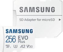 Samsung MicroSDXC EVO Plus (2024) 256GB 256GB microSD kaart