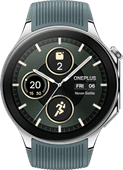 OnePlus Watch 2 Zilver/Groen Hardloop horloge met muziekspeler