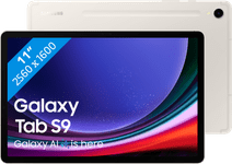 Samsung Galaxy Tab S9 11 inch 128 GB Wifi Crème Samsung tablet voor films, series & gaming