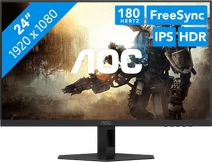 AOC 24G4XE monitor with HDMI connector