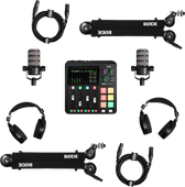 Rode 2 persoons podcast bundel Pro audio mixer