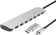 BlueBuilt 7-Poorts USB-C / USB-A 3.0 Hub Usb C Hub