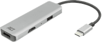 ACT USB-C 4K HDMI/USB-A Multiport Adapter Usb c naar HDMI converter