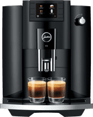 JURA E6 Piano Black (EC) Fully automatic coffee machine with a lot of help with maintenance