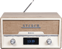 Denver MDA-525 Light Brown Bluetooth radio