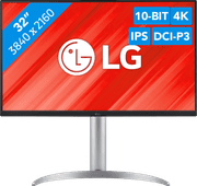 LG UltraFine 32UQ850V-W monitor with adjustable height