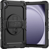 Just in Case Samsung Galaxy Tab A9 Plus Rotating Back Cover Zwart 