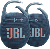 JBL Clip 5 Blauw 2-pack Draadloze speaker met accu