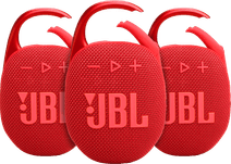 JBL Clip 5 Rood 3-pack Bluetooth speaker voor onderweg