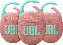 Coolblue JBL Clip 5 Roze 3-pack aanbieding