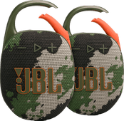 JBL Clip 5 Squad 2-pack Bluetooth speaker voor onderweg