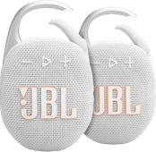 JBL Clip 5 White 2-pack Bluetooth speaker for on the go