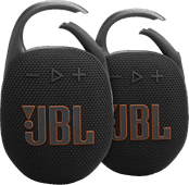 JBL Clip 5 Black 2-pack Bluetooth speaker for on the go