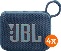 JBL Go 4 Blauw 4-pack JBL Go Bluetooth speaker