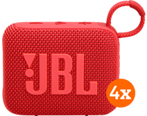 JBL Go 4 Red 4-pack Bluetooth speaker for on the go