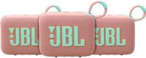 Coolblue JBL Go 4 Roze 3-pack aanbieding